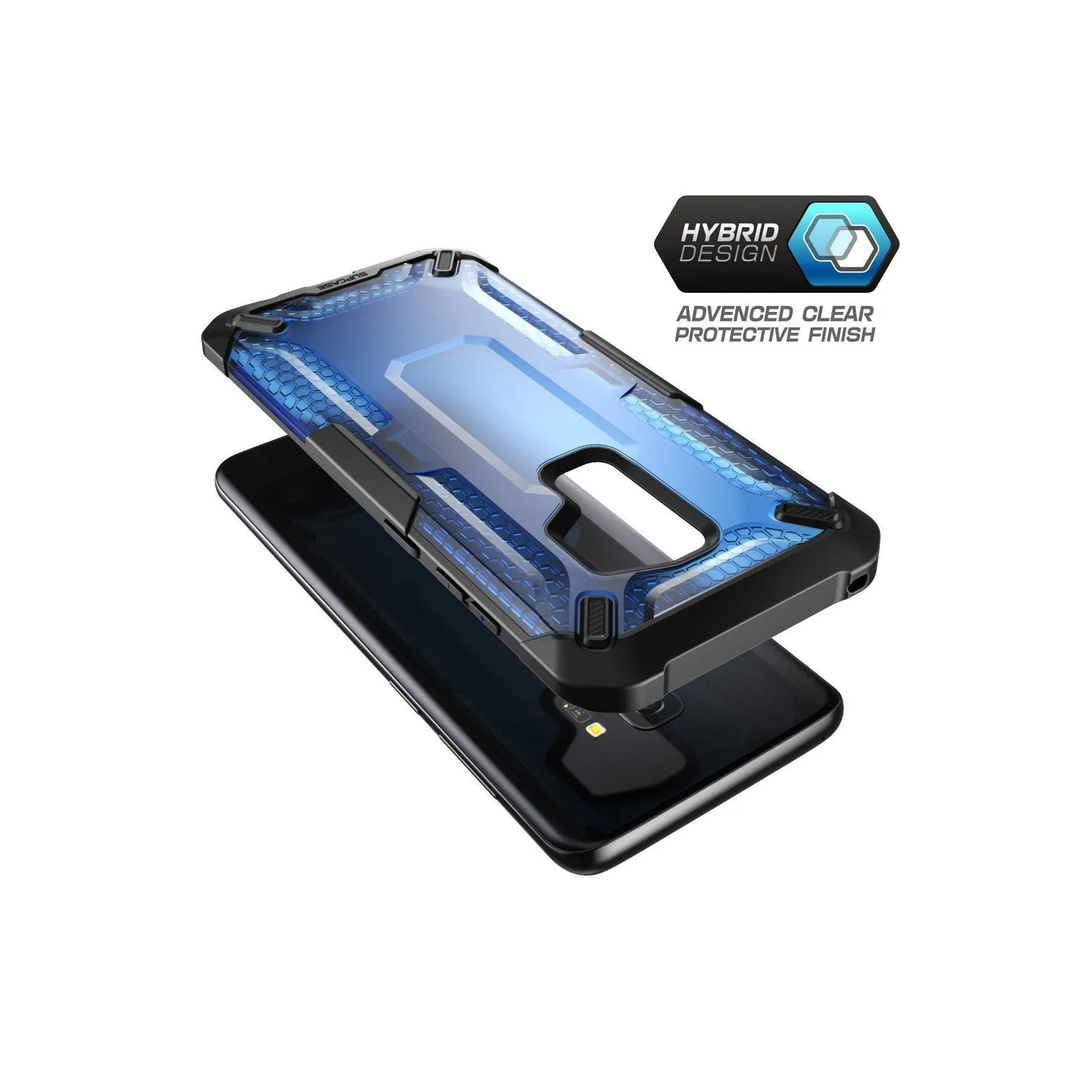 Insta-Worthy Galaxy S9 Plus Unicorn Beetle Hybrid Clear Protective Case-Blue  Going Fast!