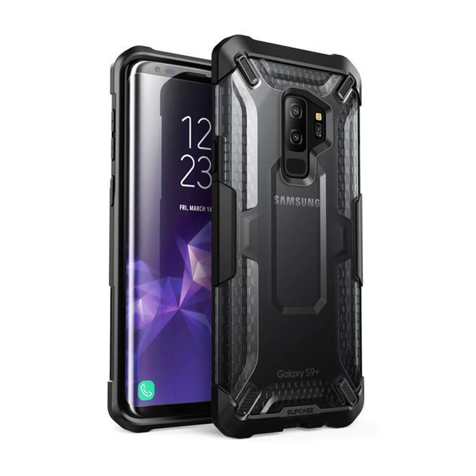 Insta-Worthy Galaxy S9 Plus Unicorn Beetle Hybrid Clear Protective Case-Blue  Going Fast!