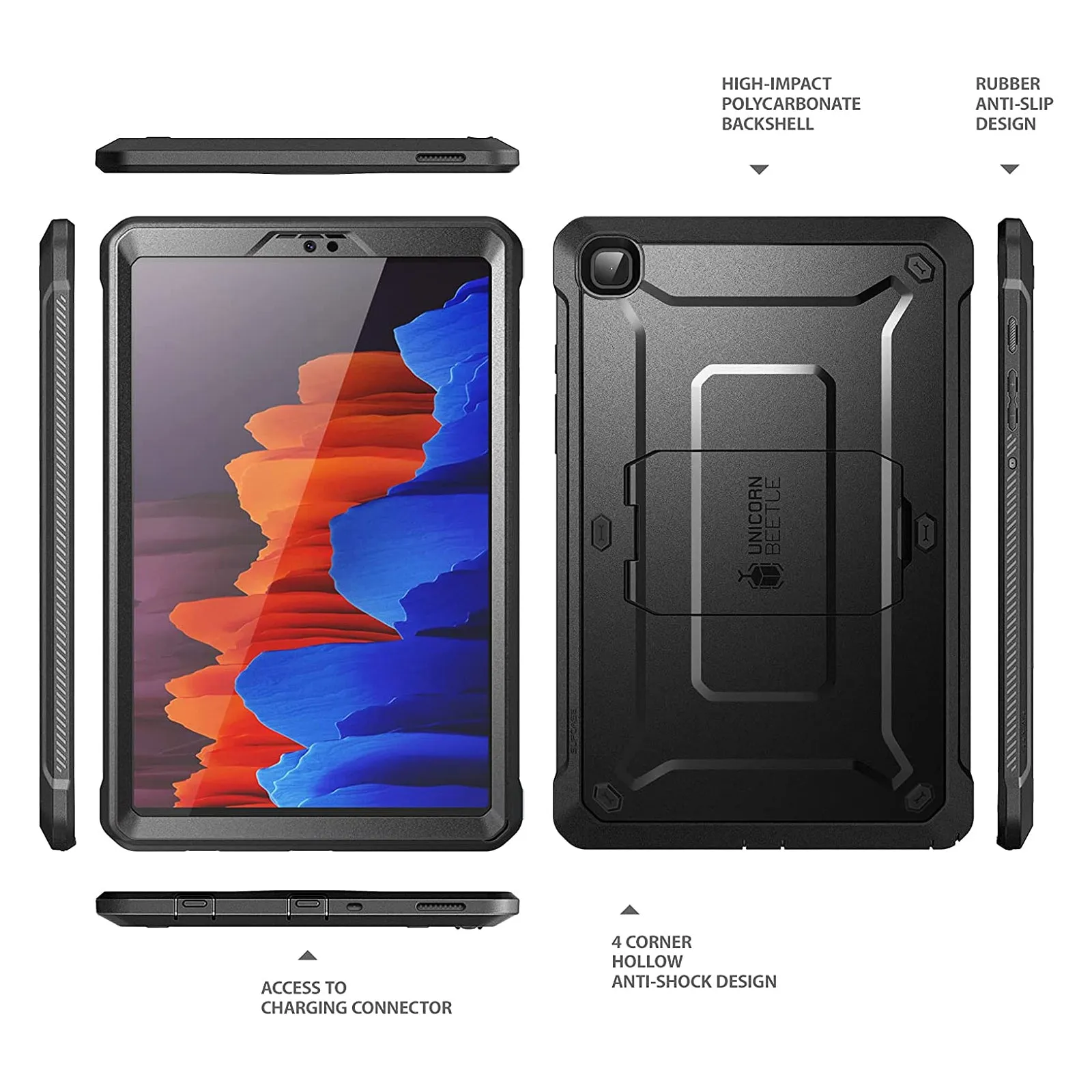 Insta-Worthy Galaxy Tab A7 Lite 8.7 inch (2021) Unicorn Beetle Pro Full-Body Case-Black  Almost Gone!