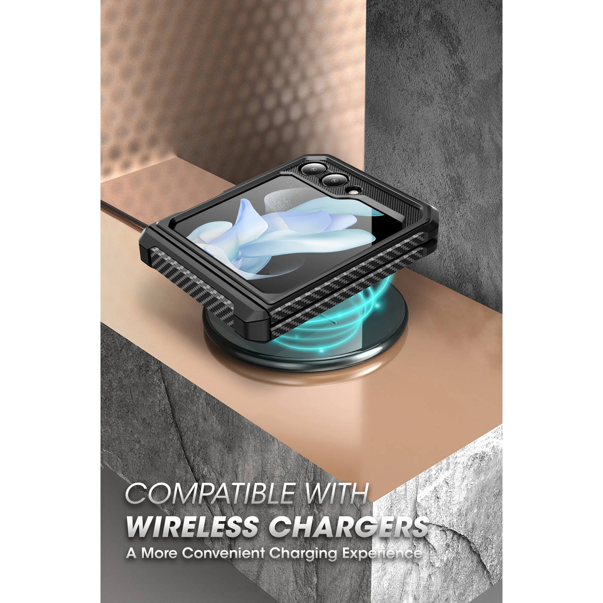 Insta-Worthy Galaxy Z Flip5 Unicorn Beetle PRO Rugged Case with Belt Clip-Black  Almost Gone!