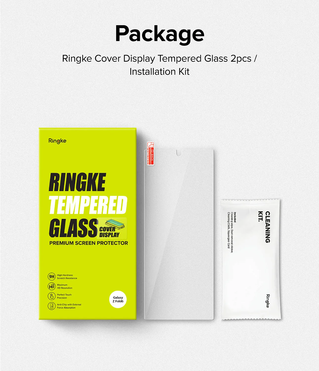 Insta-Worthy Galaxy Z Fold 6 Screen Protector | Cover Display Glass (2 Pack)  Stylish & Comfortable