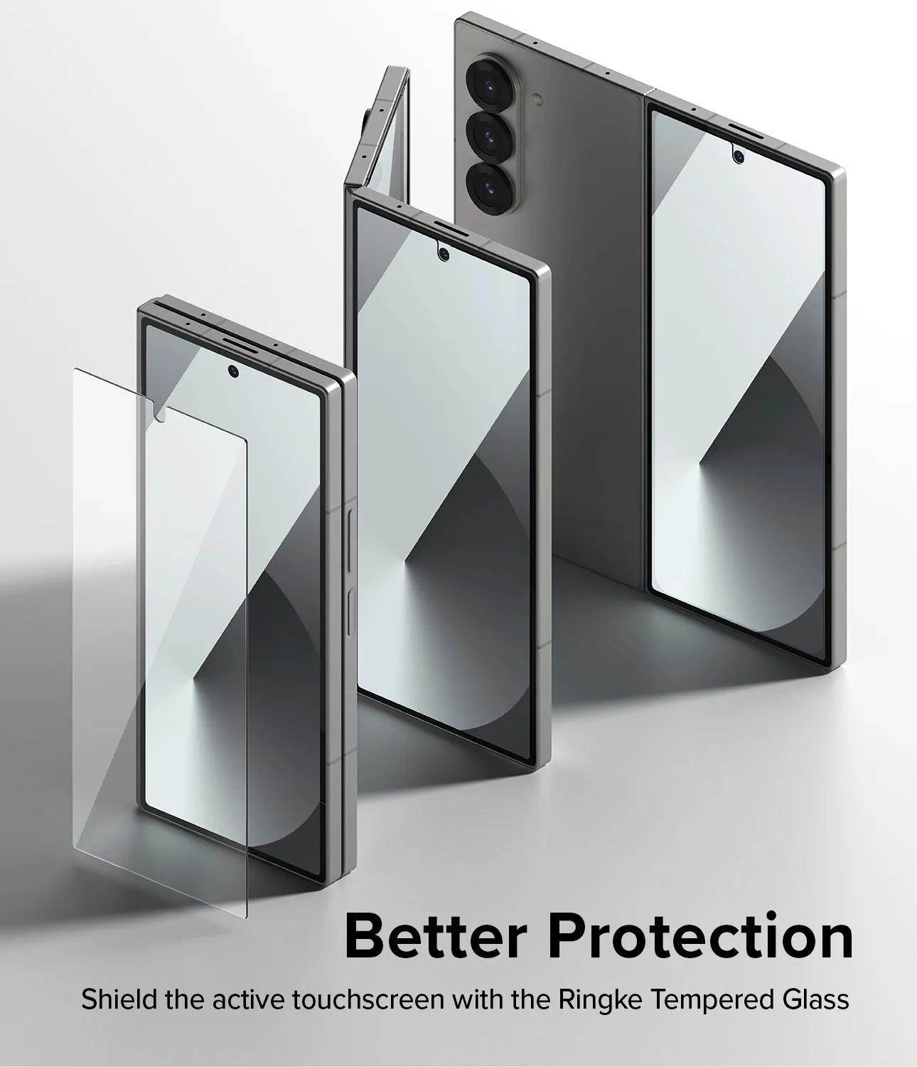 Insta-Worthy Galaxy Z Fold 6 Screen Protector | Cover Display Glass (2 Pack)  Stylish & Comfortable