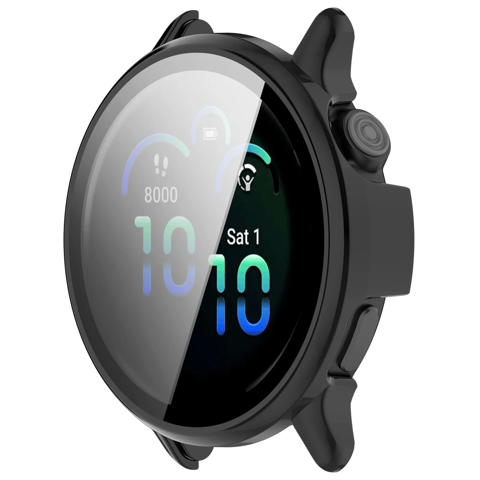 Insta-Worthy Garmin Vivoactive 6 Hard Case with Glass (Black)  Limited Availability!