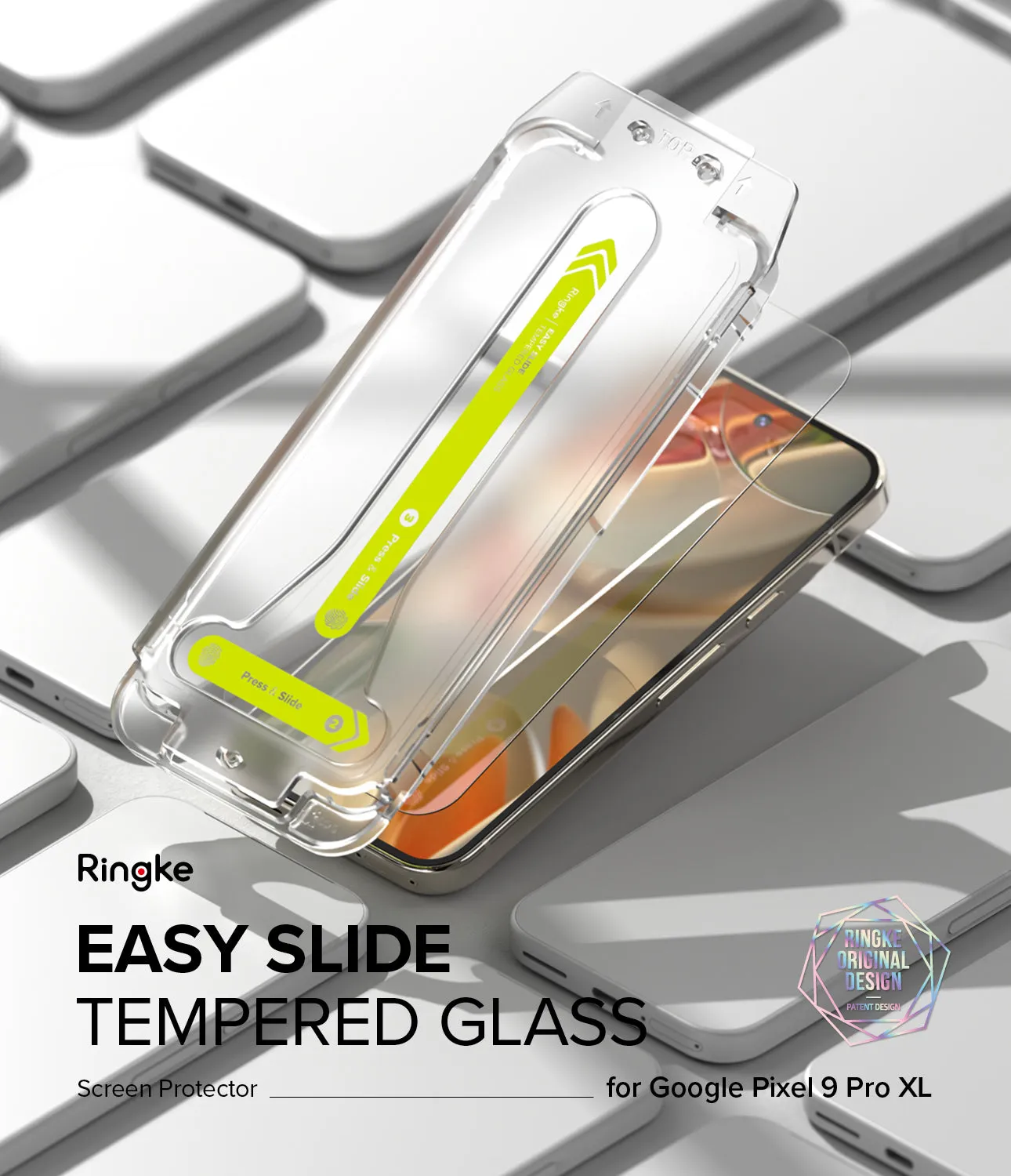 Insta-Worthy Google Pixel 9 Pro XL Screen Protector | Easy Slide Tempered Glass  Limited Stock!
