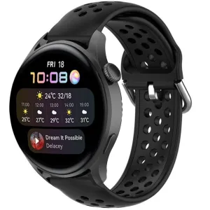 Insta-Worthy Huawei Watch 3 (Pro) Breathable Strap (Black)  Ends Soon!