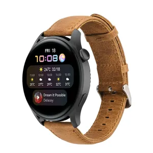 Insta-Worthy Huawei Watch 3 (Pro) Leather Strap (Brown)  Last Few Pieces!