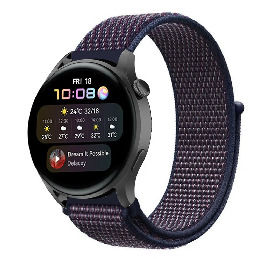 Insta-Worthy Huawei Watch 3 (Pro) Nylon Strap (Purple-Blue)  Going Fast!