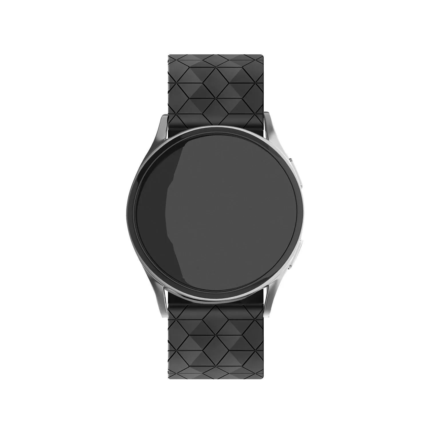 Insta-Worthy Huawei Watch 3 (Pro) Silicone Strap Hexagons (Black)  Going Fast!
