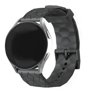 Insta-Worthy Huawei Watch 3 (Pro) Silicone Strap Hexagons (Black)  Going Fast!