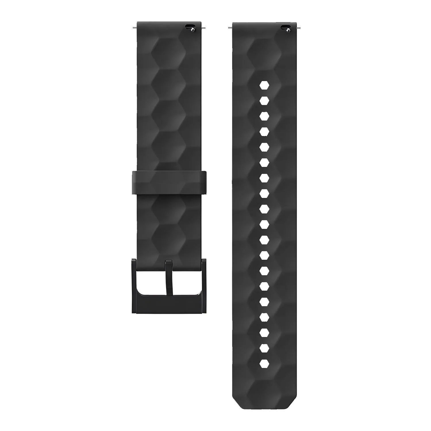 Insta-Worthy Huawei Watch 3 (Pro) Silicone Strap Hexagons (Black)  Going Fast!