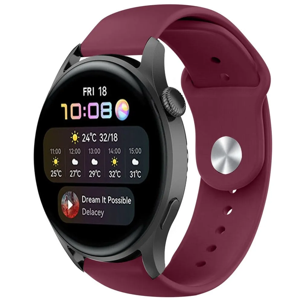 Insta-Worthy Huawei Watch 3 (Pro) Sport Strap (Burgundy)  Last Few Pieces!