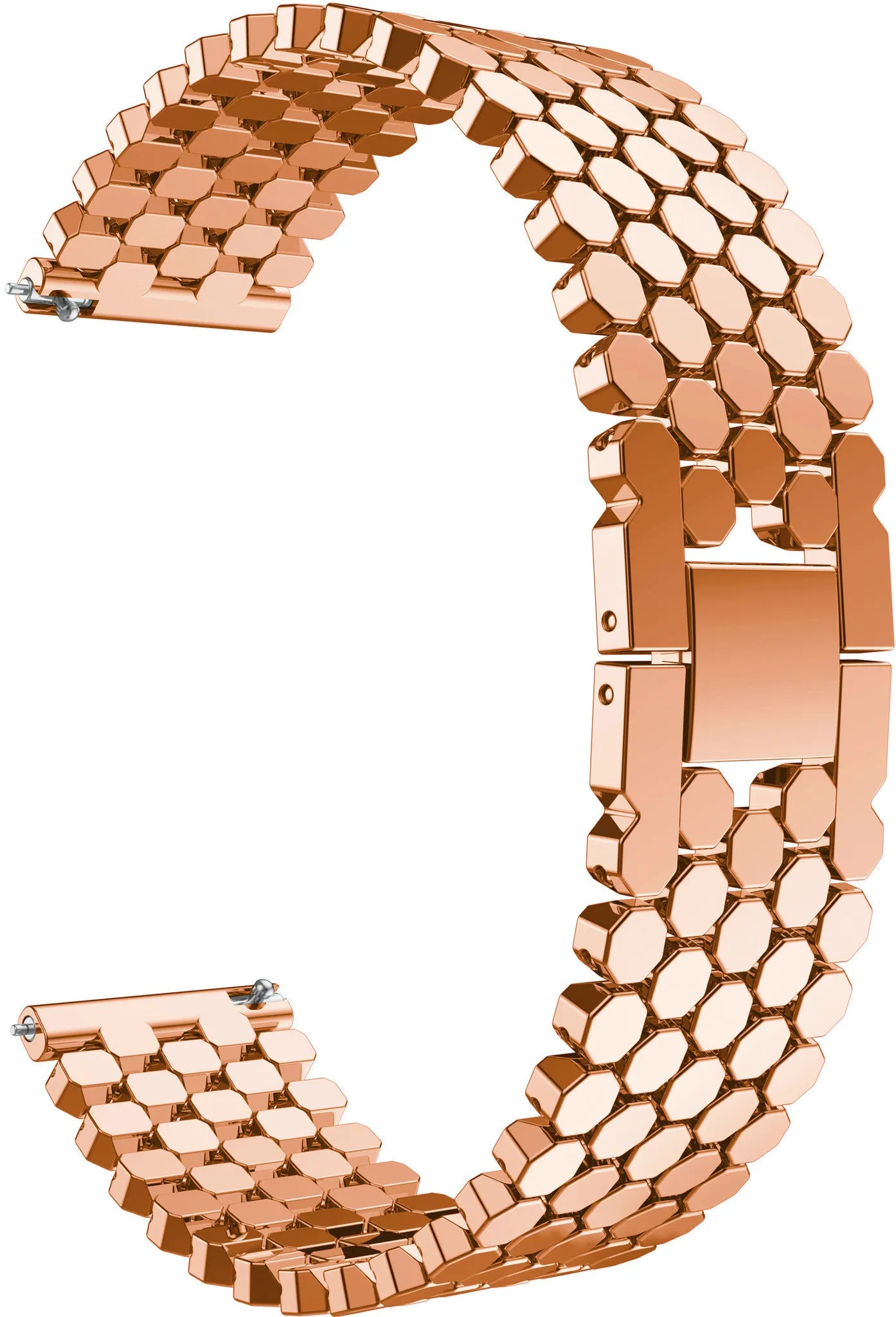 Insta-Worthy Huawei Watch 3 (Pro) Steel Strap Hexagons (Rose Gold)  Limited Availability!