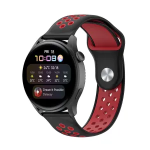 Insta-Worthy Huawei Watch 3/3 Pro Sport Strap (Black/Red)  Limited Availability!