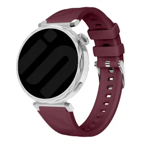 Insta-Worthy Huawei Watch 5 - 42mm Premium Silicone Strap (Wine Red)  Last Few Pieces!