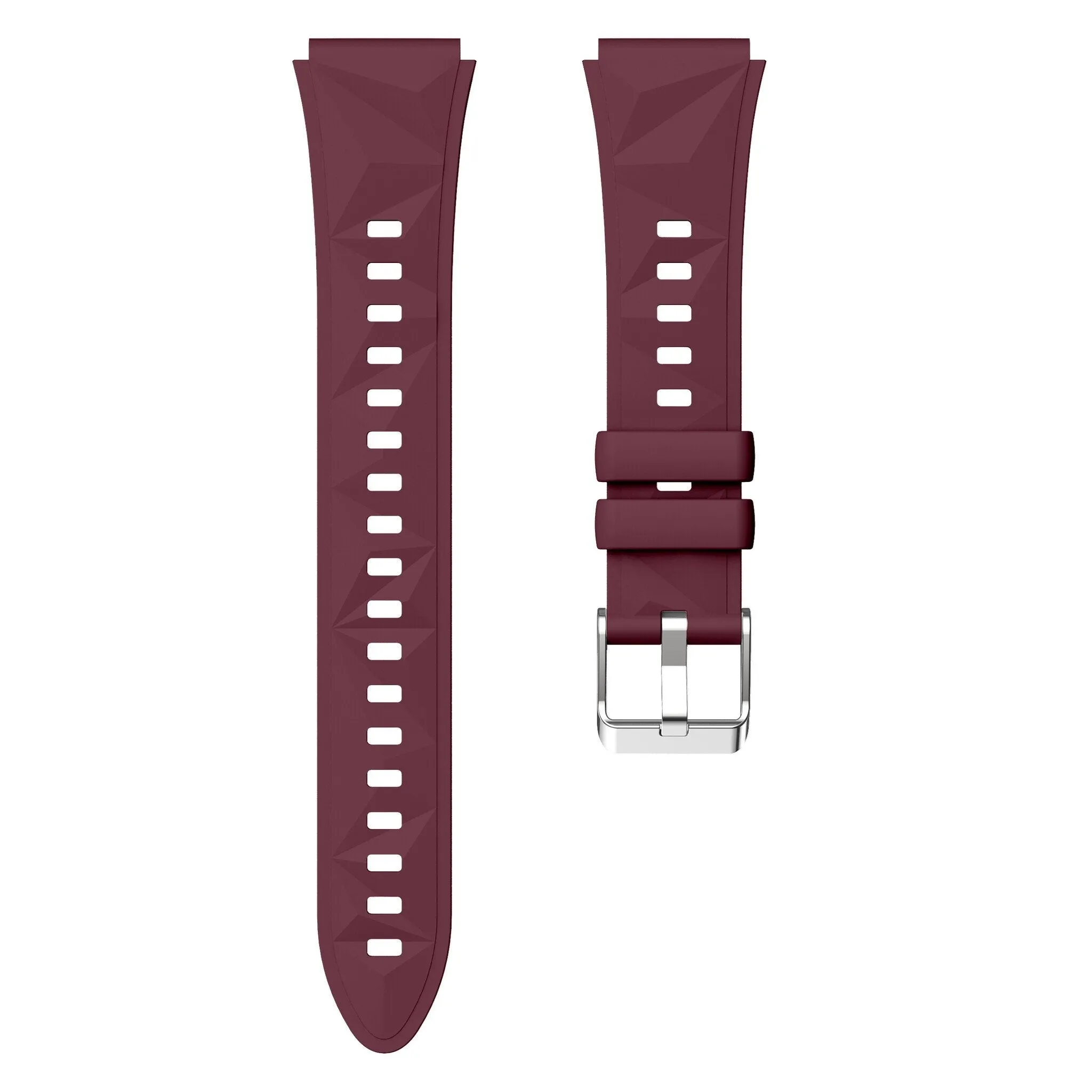 Insta-Worthy Huawei Watch 5 - 42mm Premium Silicone Strap (Wine Red)  Last Few Pieces!