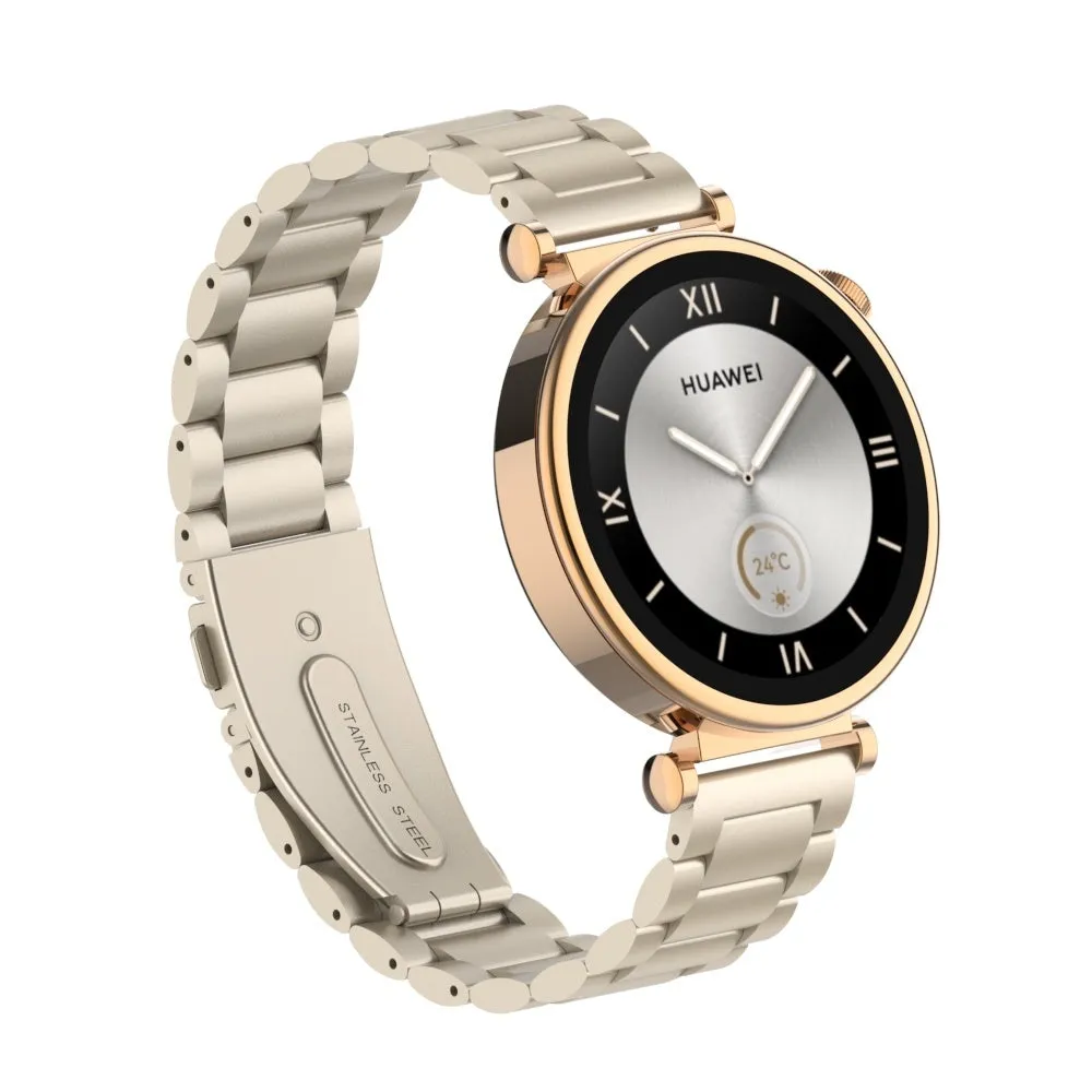 Insta-Worthy Huawei Watch 5 - 42mm Steel Strap (Starlight)  Dont Miss Out!