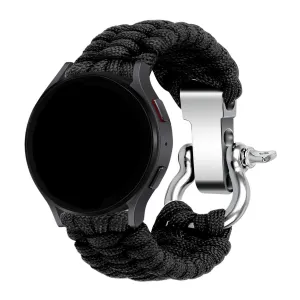 Insta-Worthy Huawei Watch 5 - 46mm Nylon Rope Strap (Black)  Dont Miss Out!