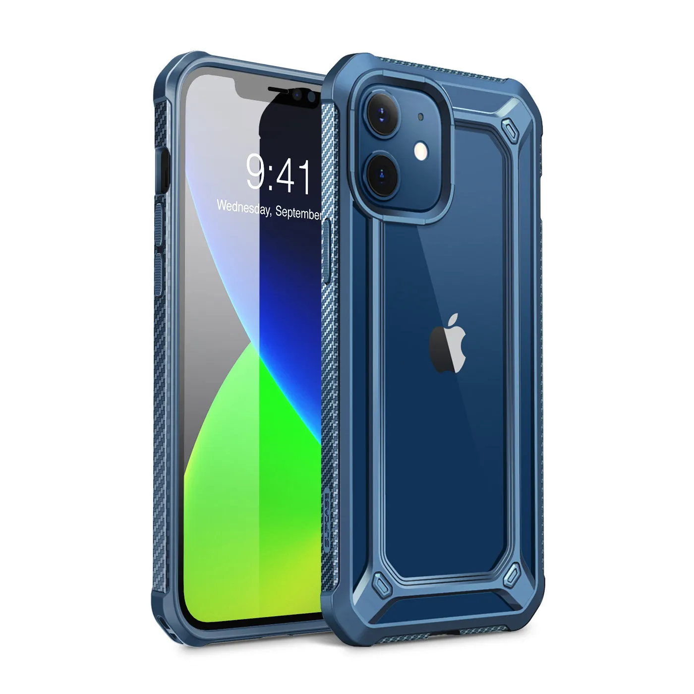 Insta-Worthy iPhone 12 6.1 inch Unicorn Beetle Exo Clear Case-Blue  Almost Sold Out!