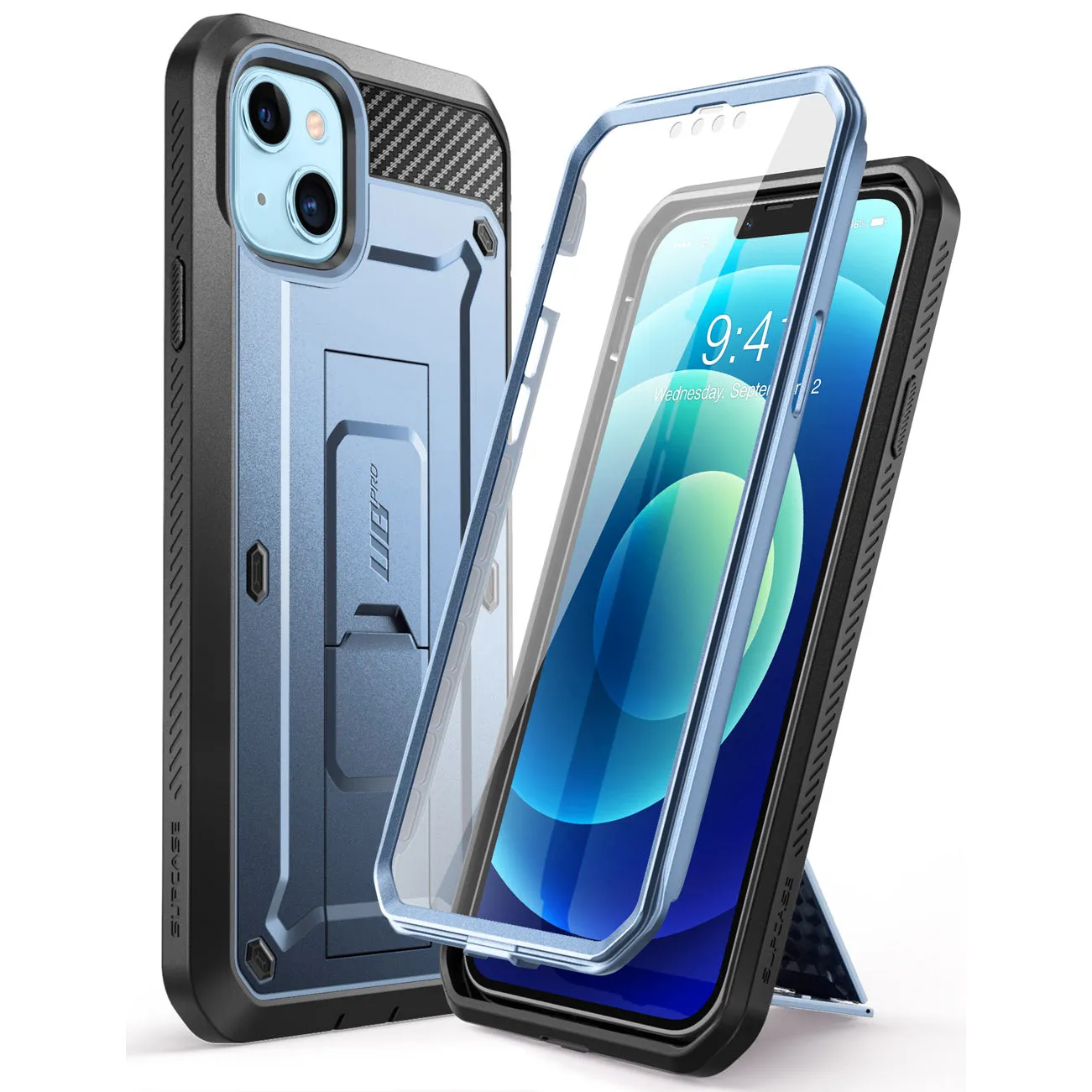 Insta-Worthy iPhone 13 mini 5.4 inch Unicorn Beetle Pro Rugged Case-Metallic Blue  Last Chance!