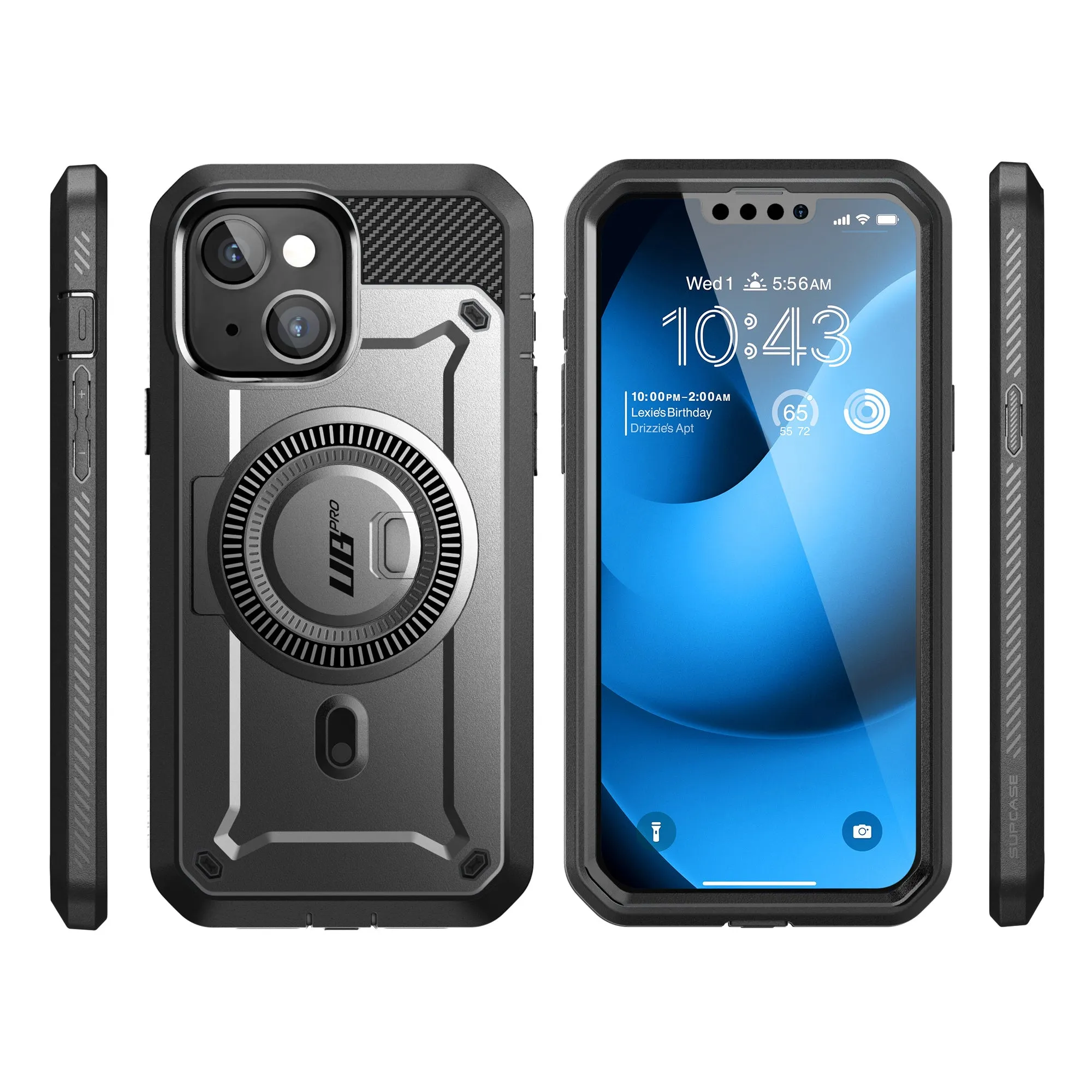 Insta-Worthy iPhone 14 Plus 6.7 inch Unicorn Beetle PRO MAG Rugged MagSafe Case-Gun Metal  Going Fast!