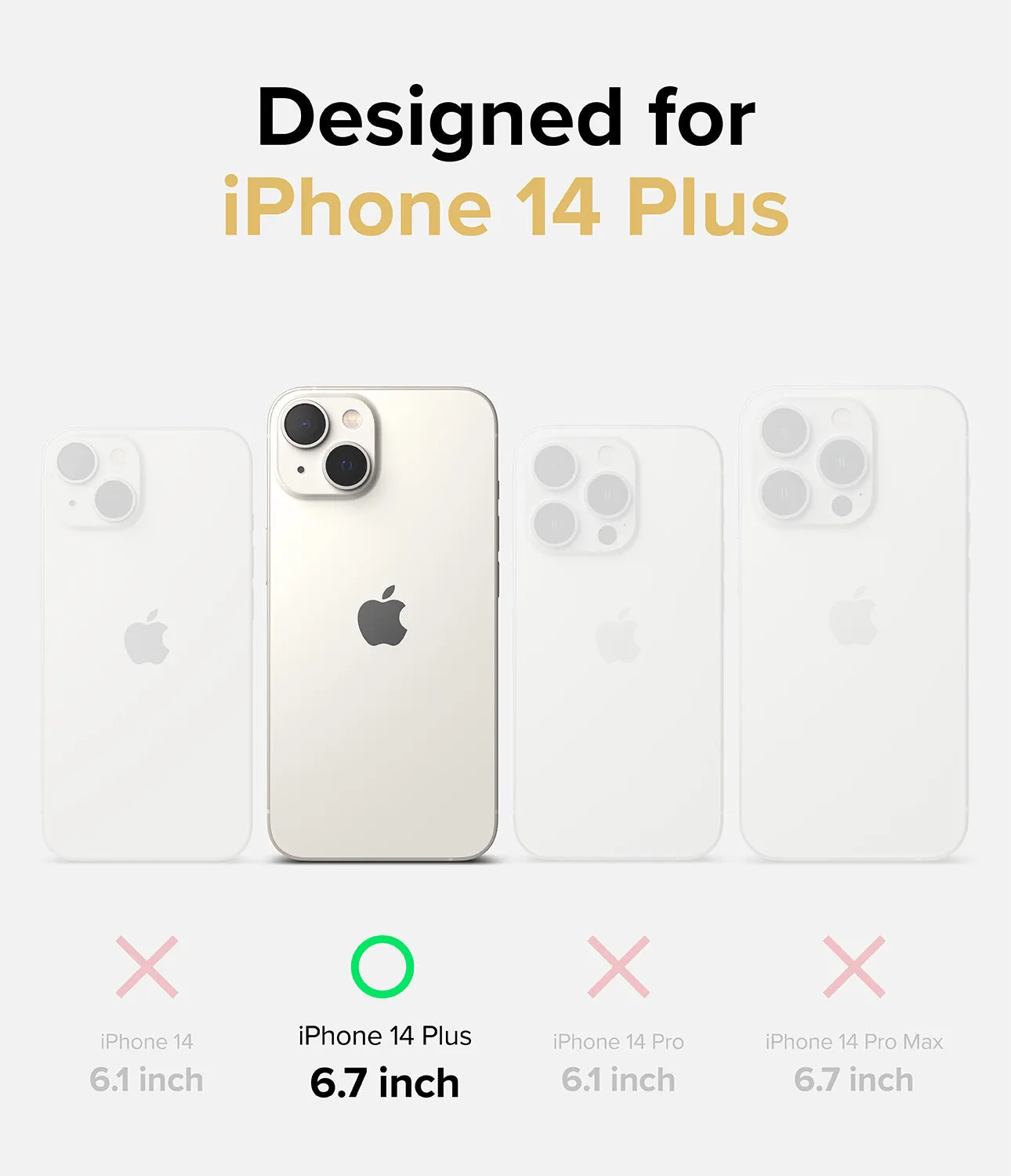 Insta-Worthy iPhone 14 Plus Case | Fusion Design  Last Few Pieces!