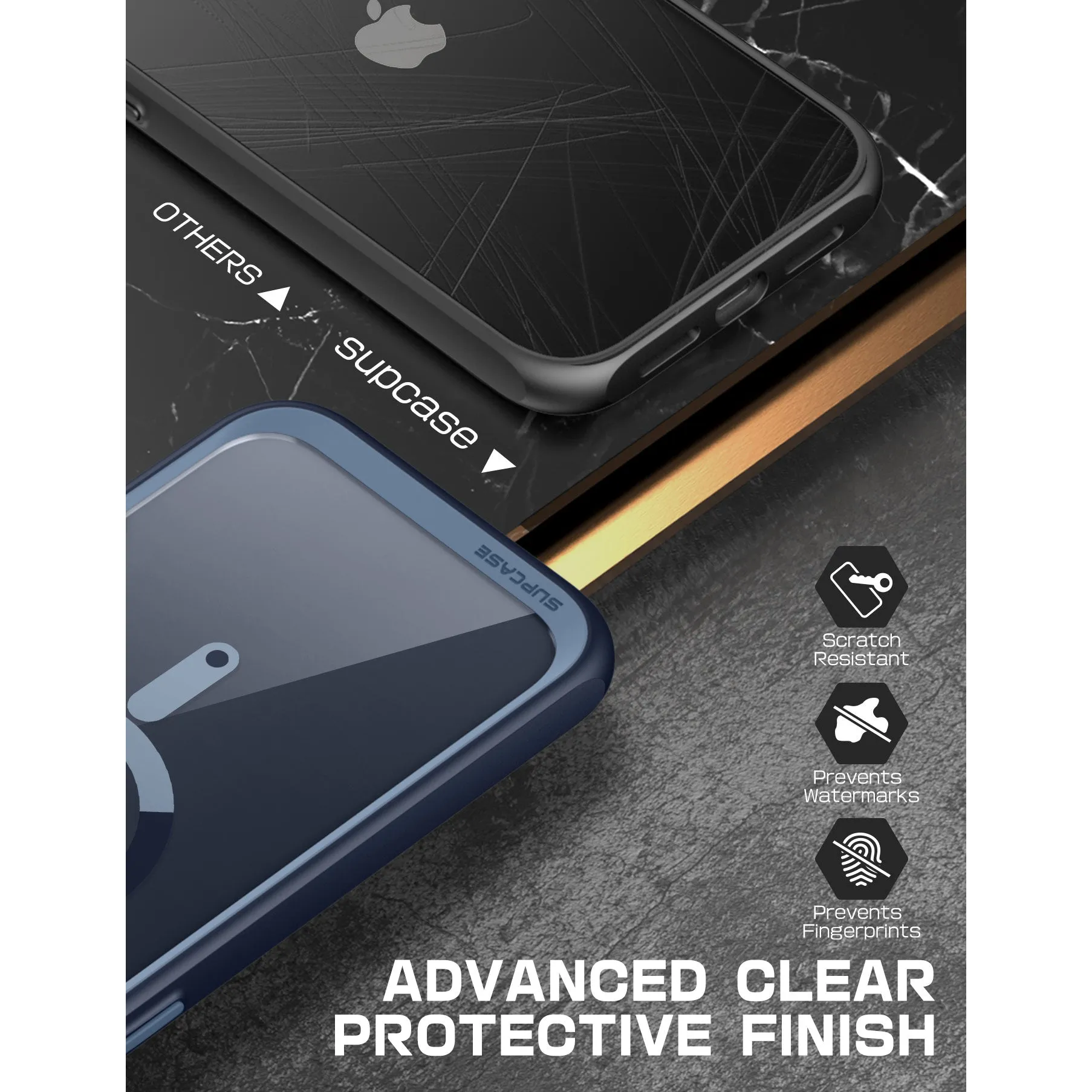 Insta-Worthy iPhone 15 Pro Max 6.7 inch Unicorn Beetle MAG Slim Clear MagSafe Case-Blue  Ends Soon!