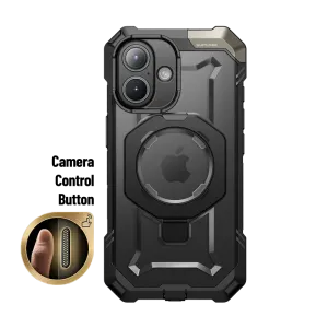Insta-Worthy iPhone 16 Plus 6.7 inch UB Grip MagSafe Camera Control Button Phone Camera Control Button Case-Black  Today Only!