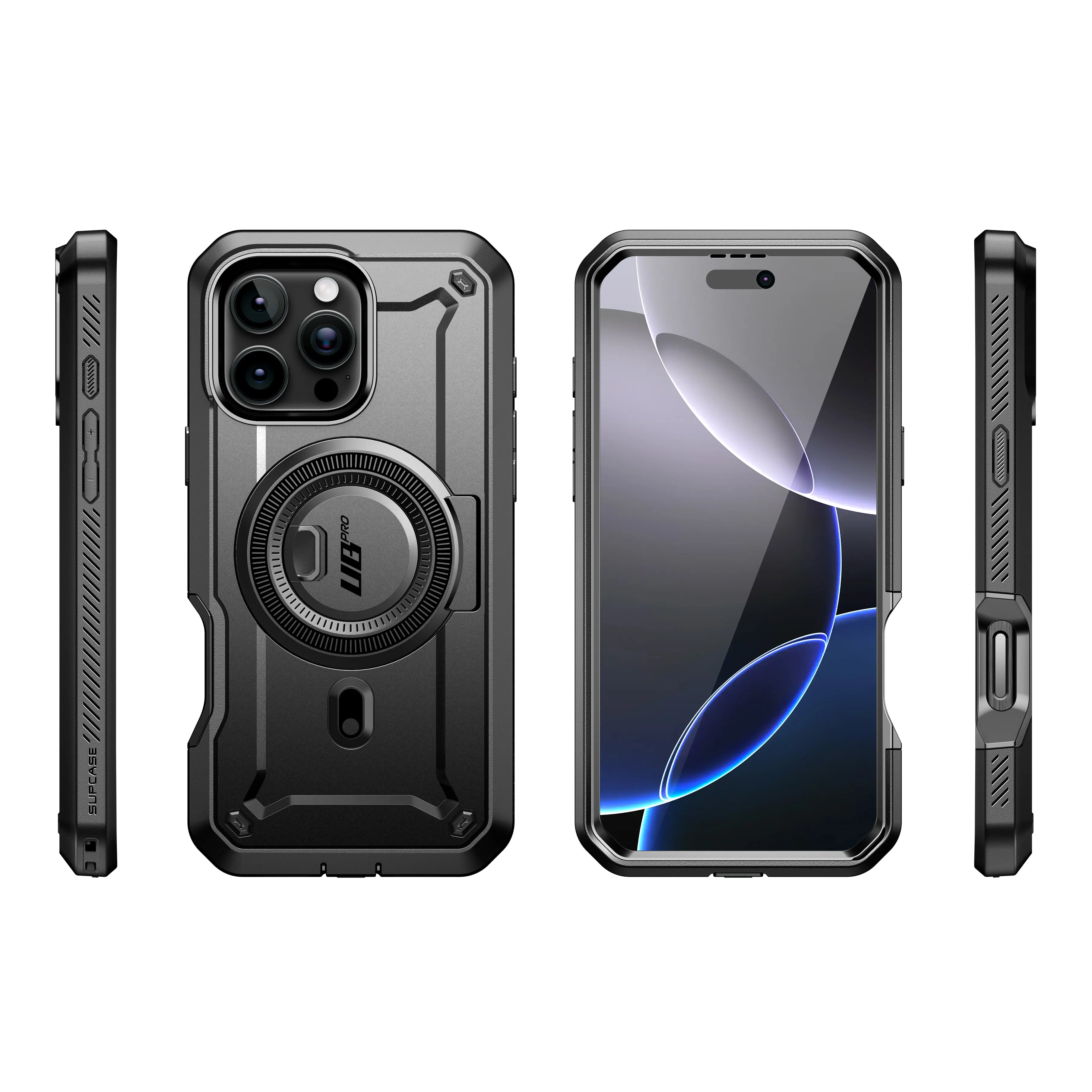 Insta-Worthy iPhone 16 Pro 6.3 inch Unicorn Beetle PRO MAG Rugged MagSafe Case-Gun Metal  Ends Soon!