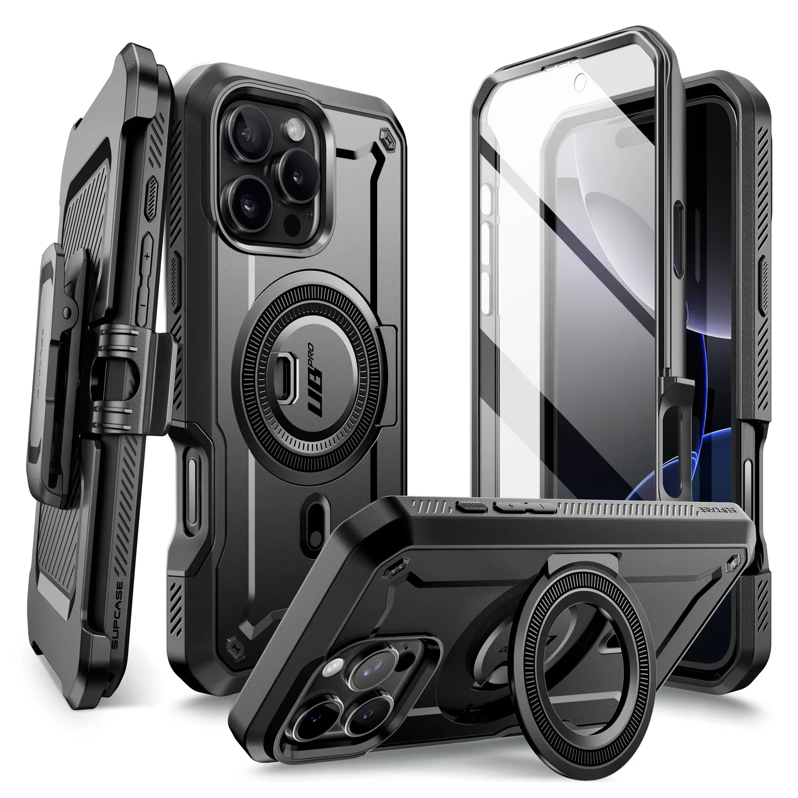 Insta-Worthy iPhone 16 Pro 6.3 inch Unicorn Beetle PRO MAG Rugged MagSafe Case-Gun Metal  Ends Soon!