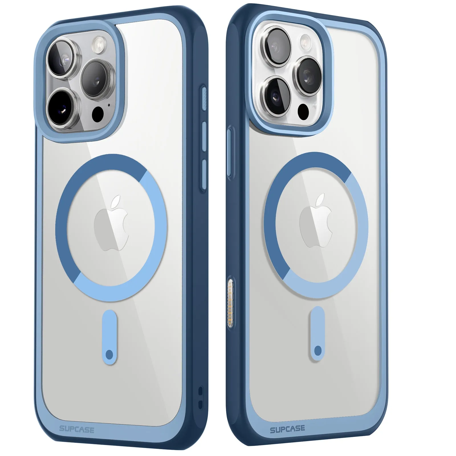 Insta-Worthy iPhone 16 Pro Max 6.9 inch Unicorn Beetle MAG Slim Clear MagSafe Camera Control Button Case-Blue  Stylish & Comfortable