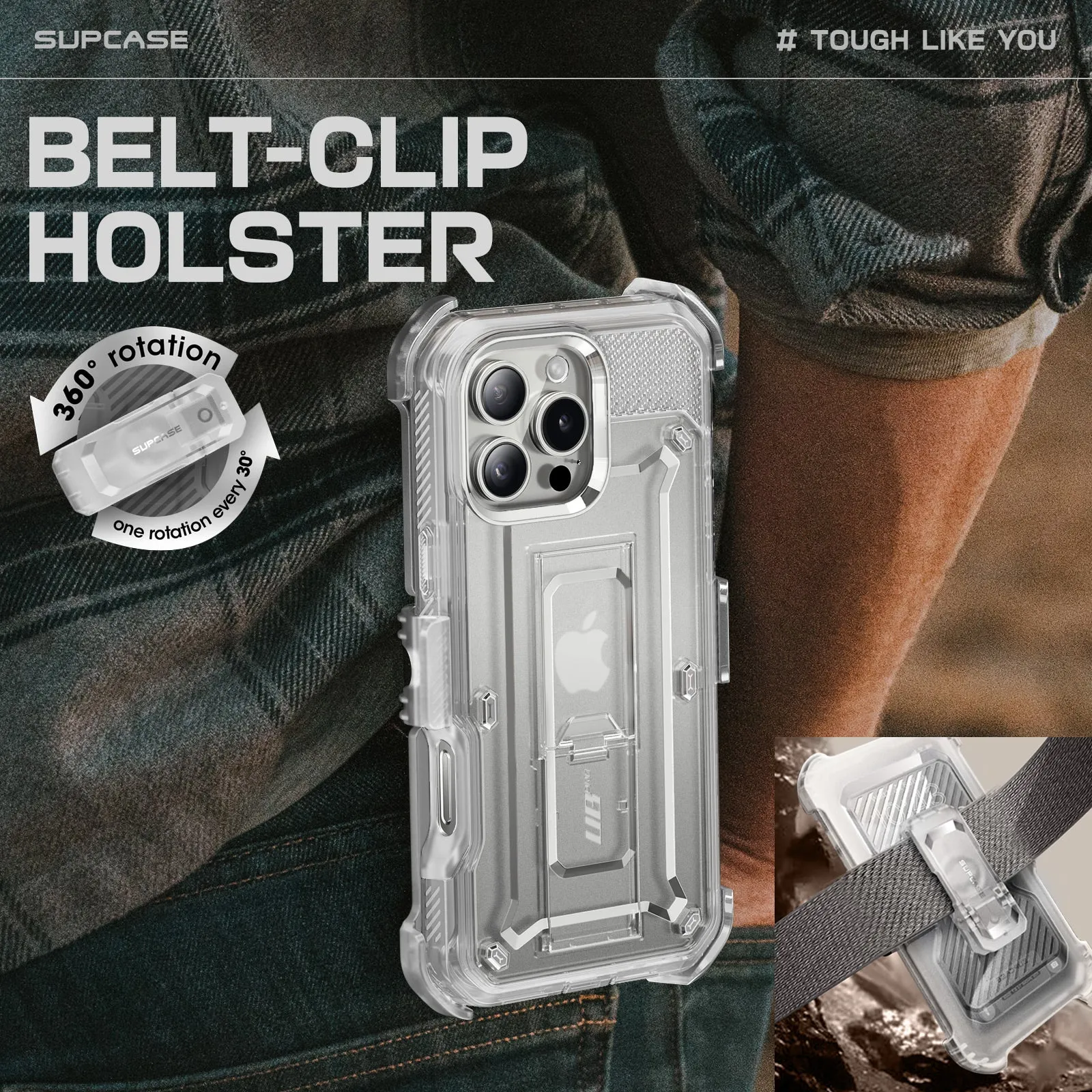 Insta-Worthy iPhone 16 Pro Max 6.9 inch Unicorn Beetle PRO Rugged Case-Clear  Last Few Pieces!