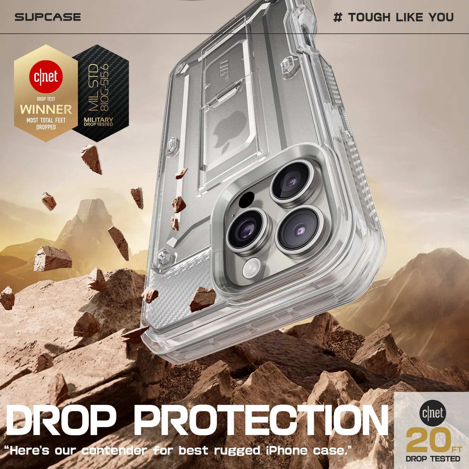 Insta-Worthy iPhone 16 Pro Max 6.9 inch Unicorn Beetle PRO Rugged Case-Clear  Last Few Pieces!