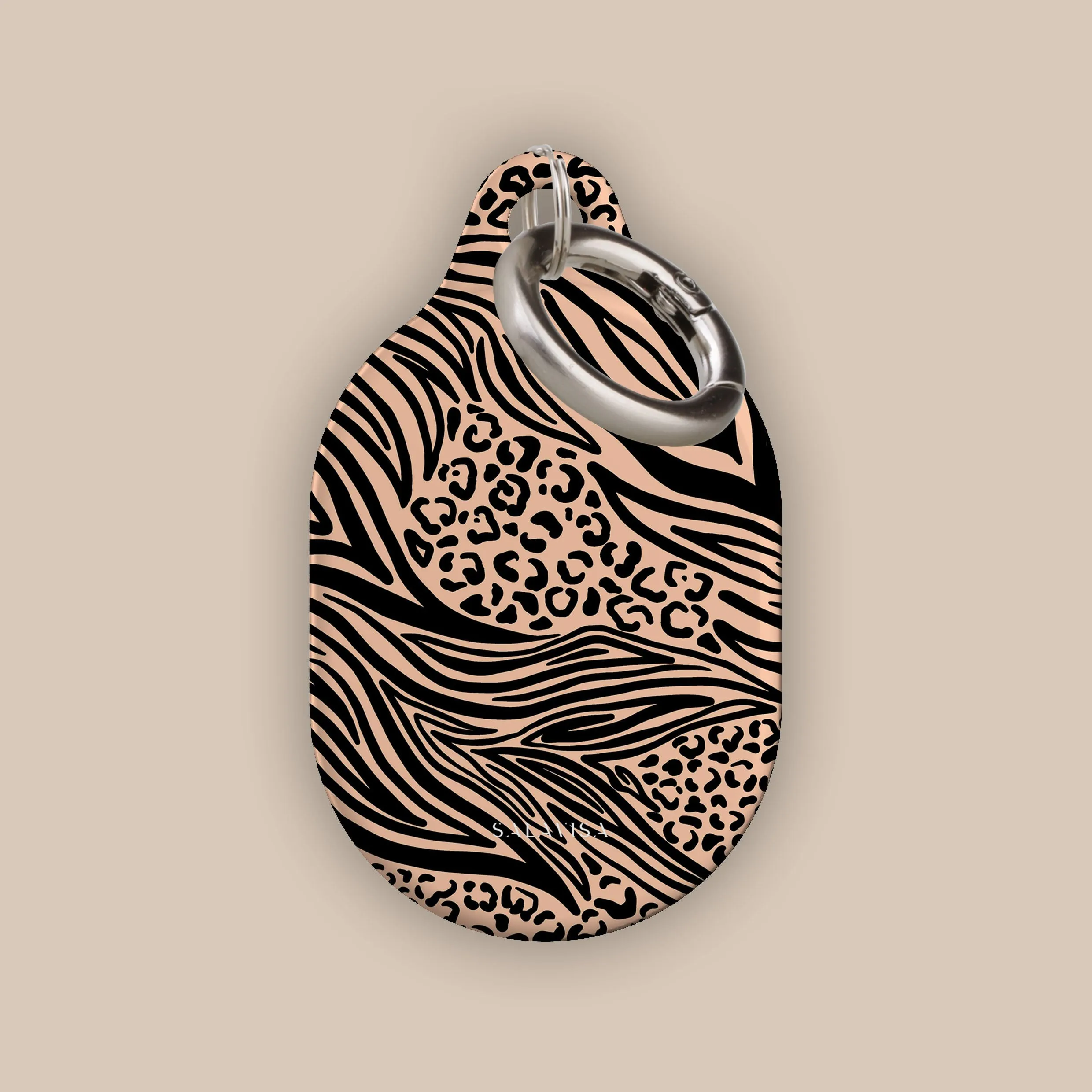 Insta-Worthy Light Zebra AirTag Holder  Last Chance!