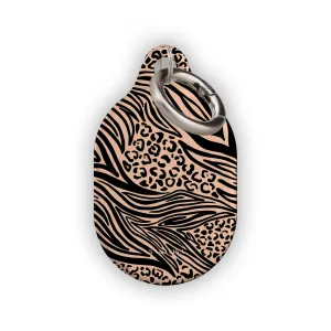 Insta-Worthy Light Zebra AirTag Holder  Last Chance!