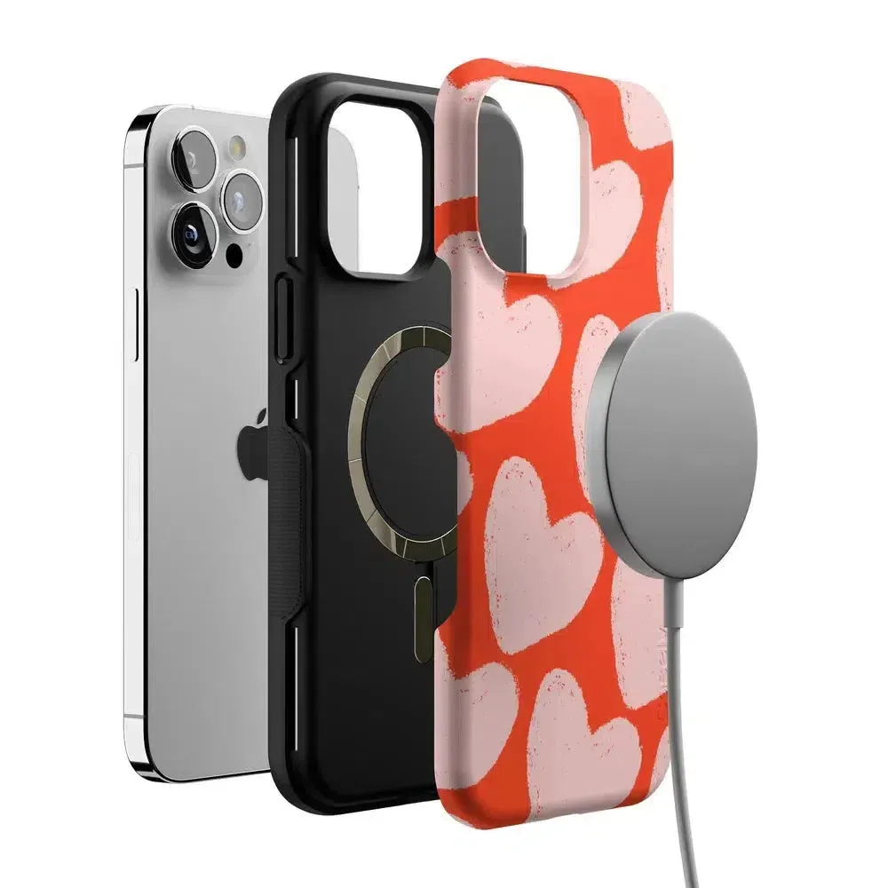 Insta-Worthy Love You More | Heart Doodle Case  Stylish & Comfortable
