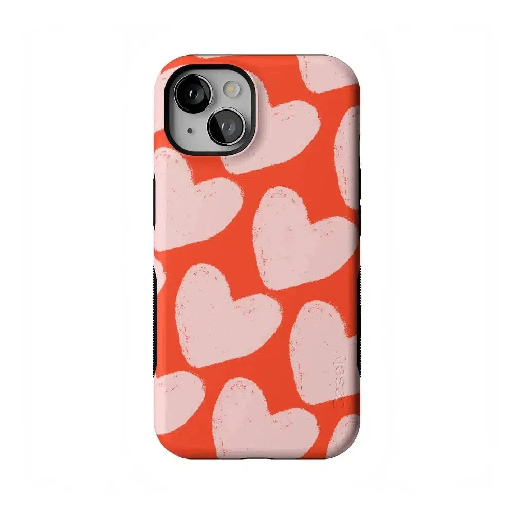 Insta-Worthy Love You More | Heart Doodle Case  Stylish & Comfortable