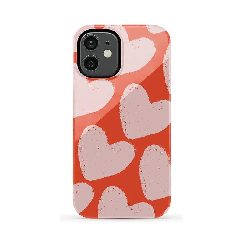 Insta-Worthy Love You More | Heart Doodle Case  Stylish & Comfortable