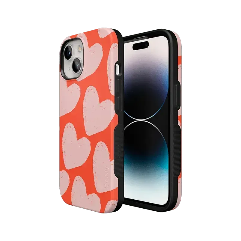 Insta-Worthy Love You More | Heart Doodle Case  Stylish & Comfortable