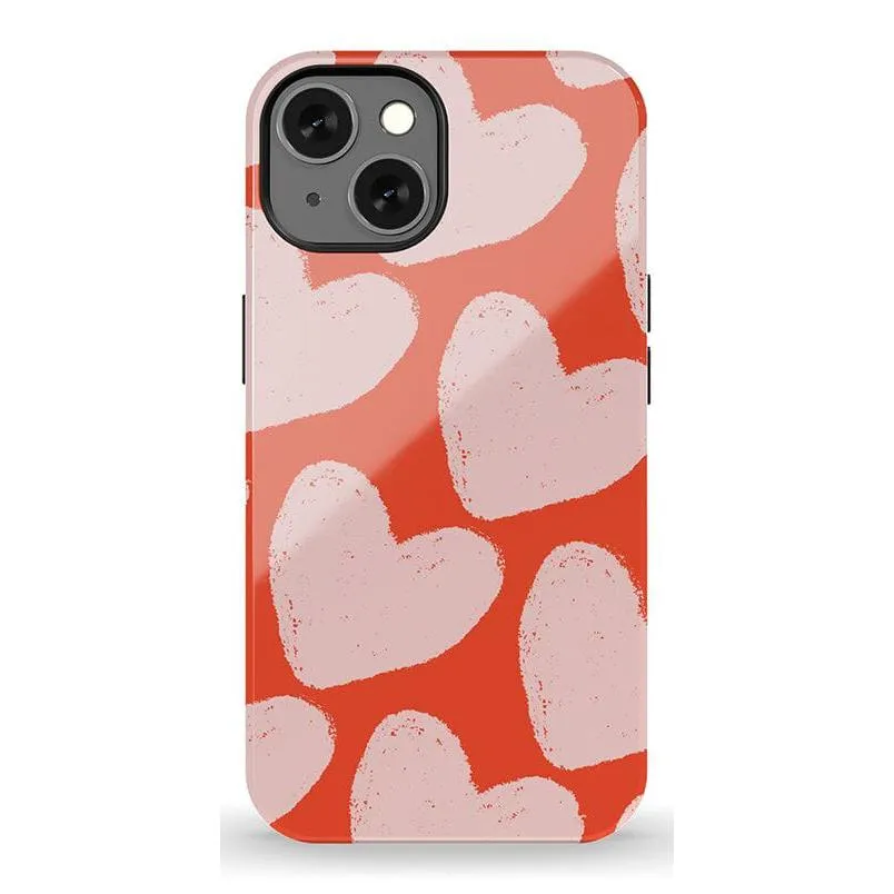 Insta-Worthy Love You More | Heart Doodle Case  Stylish & Comfortable