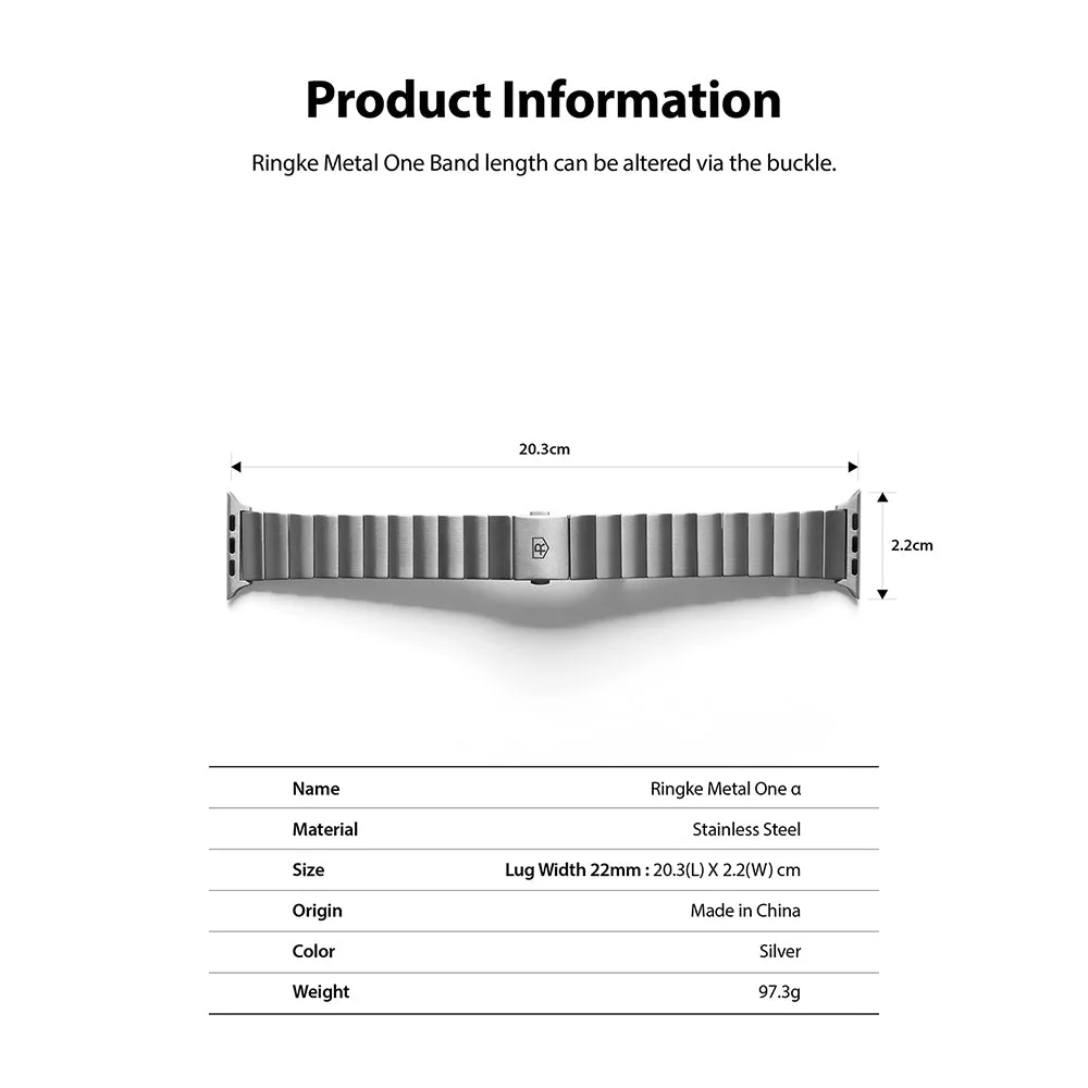 Insta-Worthy Metal One Band  - Silver  Stylish & Comfortable
