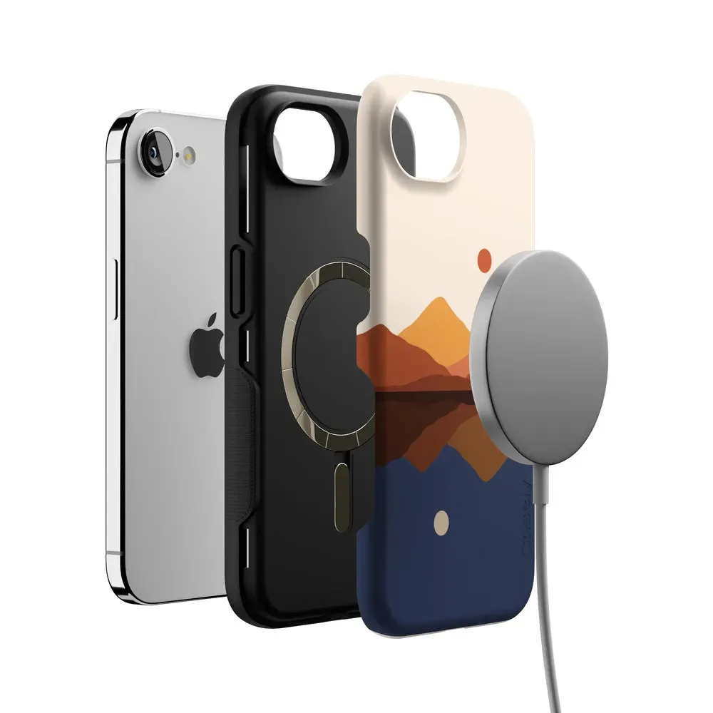 Insta-Worthy Opposites Attract | Day & Night Colorblock Mountains Case  Limited Release!