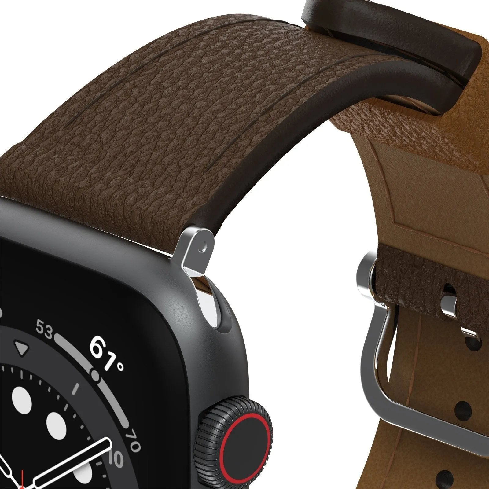 Insta-Worthy Otterbox Apple Watch Symmetry Cactus Leather Strap (Brown)  Today Only!