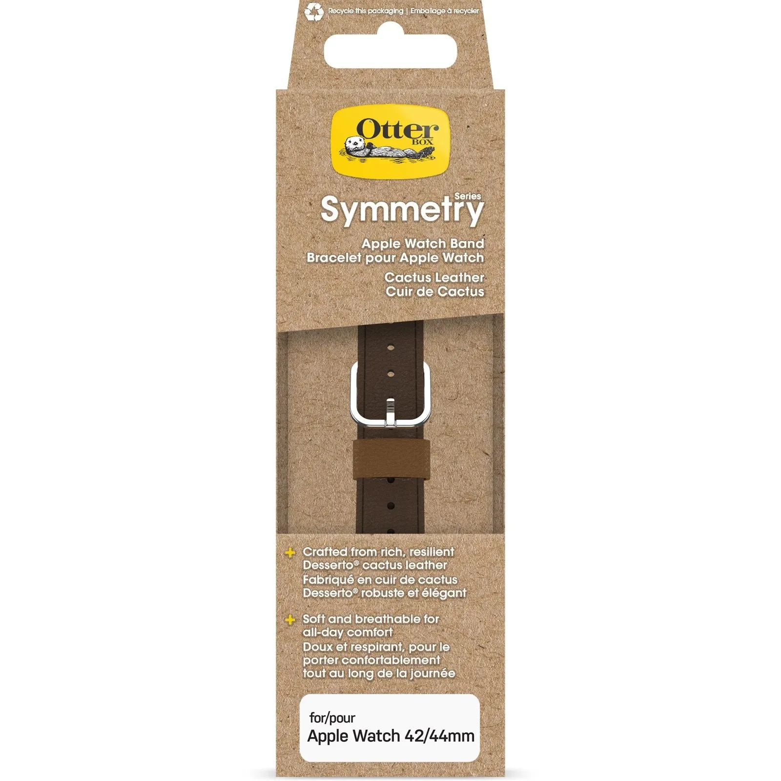 Insta-Worthy Otterbox Apple Watch Symmetry Cactus Leather Strap (Brown)  Today Only!
