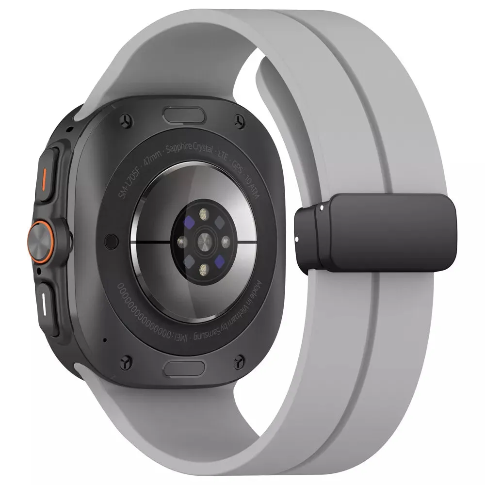 Insta-Worthy Samsung Galaxy Watch Ultra Sport Strap with D-buckle (Gray)  Last Few Pieces!