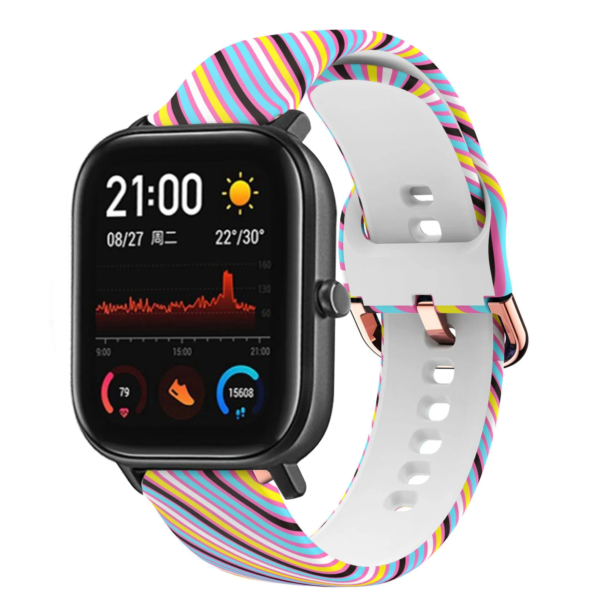 Insta-Worthy Silly Stripes Xiaomi Amazfit GTS Strap  Limited Release!