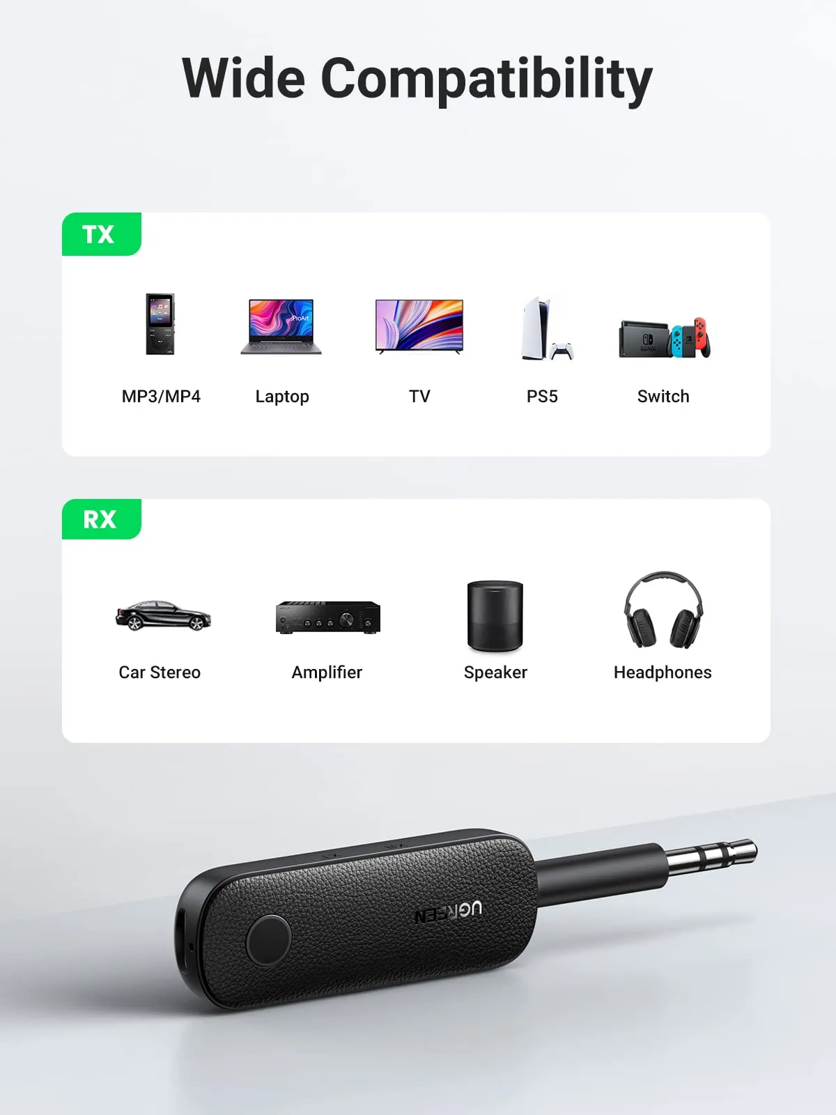 Insta-Worthy UGREEN Bluetooth 5.0 Transmitter and Receiver  Almost Sold Out!