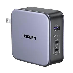 Insta-Worthy UGREEN Nexode 140W USB C GaN iphone Charger-3 Ports Wall Charger  Limited Stock!