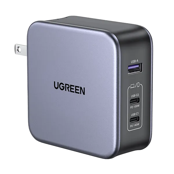 Insta-Worthy UGREEN Nexode 140W USB C GaN iphone Charger-3 Ports Wall Charger  Limited Stock!