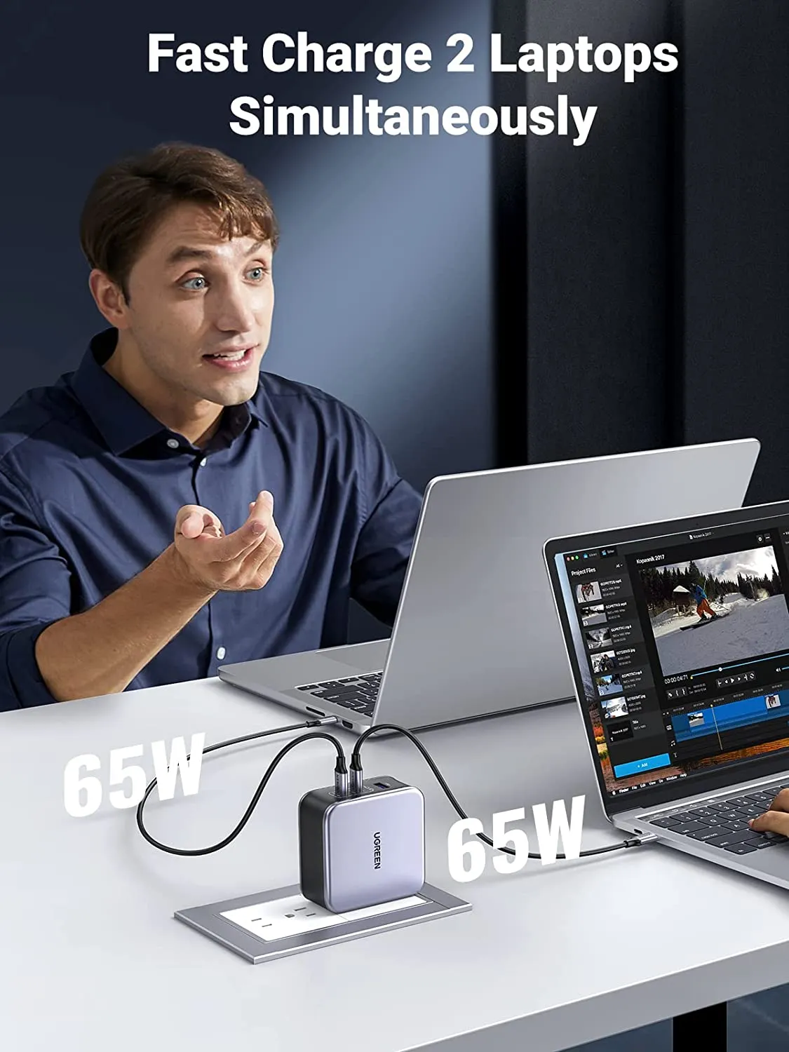 Insta-Worthy UGREEN Nexode 140W USB C GaN iphone Charger-3 Ports Wall Charger  Limited Stock!