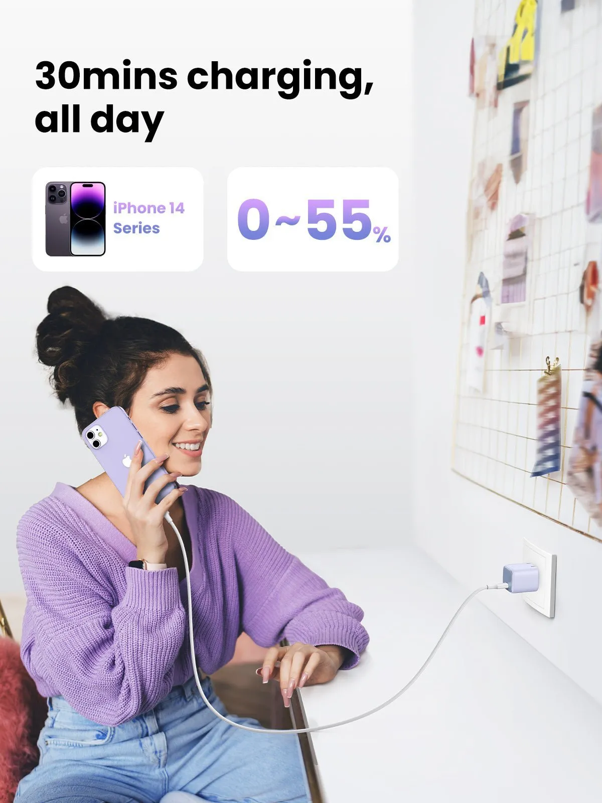 Insta-Worthy UGREEN Nexode 30W USB C Charger Bundle (Purple)  Almost Sold Out!